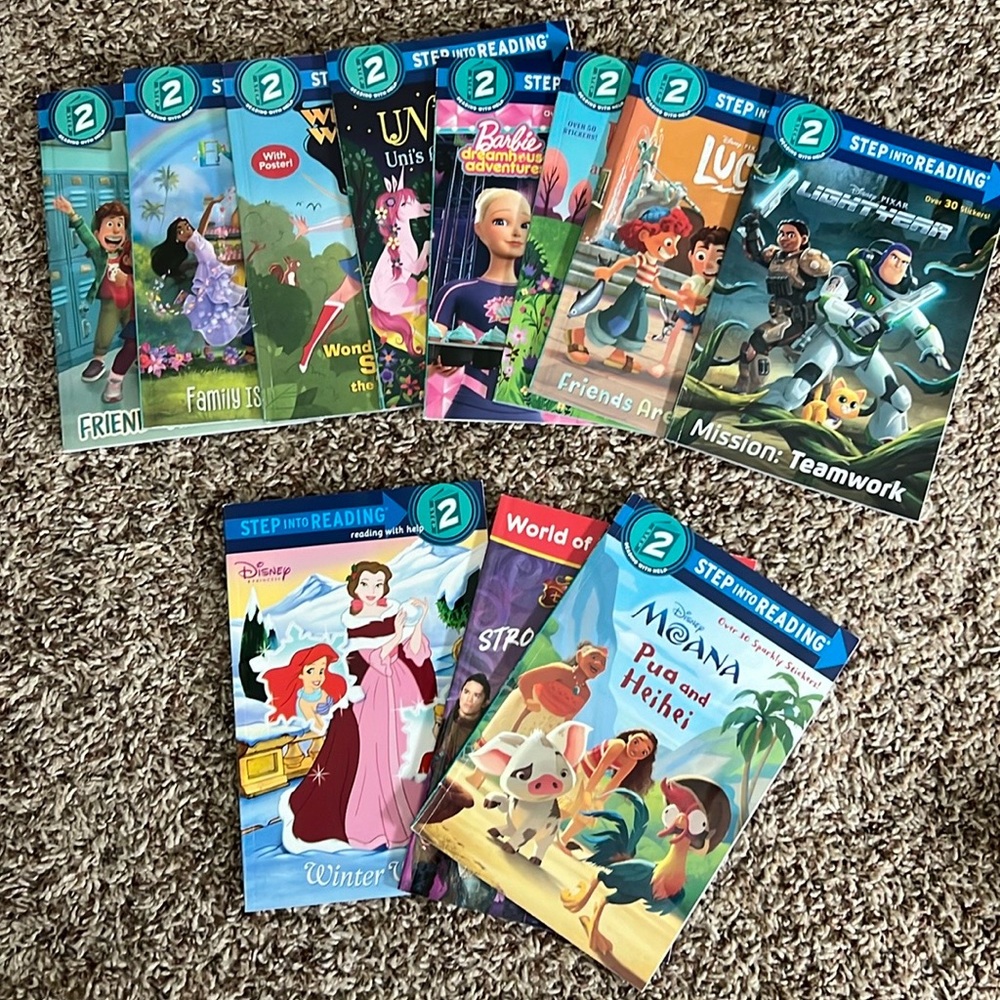 Level 2 Step into Reading series. Fantastic condition!